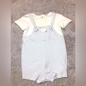 Mayoral one piece baby boy set 3-6 months